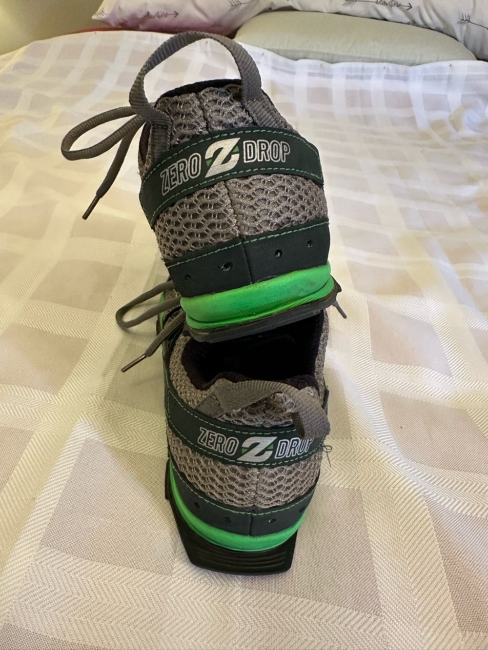 💚💎Altra Gray with Bright Green Trail Running Shoes Best for Sz. 9.5-10 Men’s💎💚 - Picture 6 of 12
